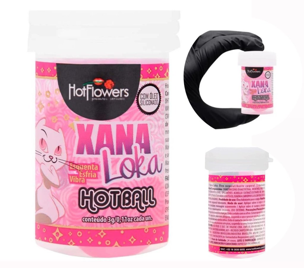 HOT BALL BOLINHA XANA LOKA DUPLA 3G HOT FLOWERS - SX0008
