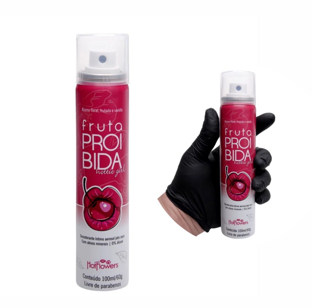 (PREMIUM) FRUTA PROIBIDA DESODORANTE AEROSOL 100ML HOT FLOWERS - SX0004