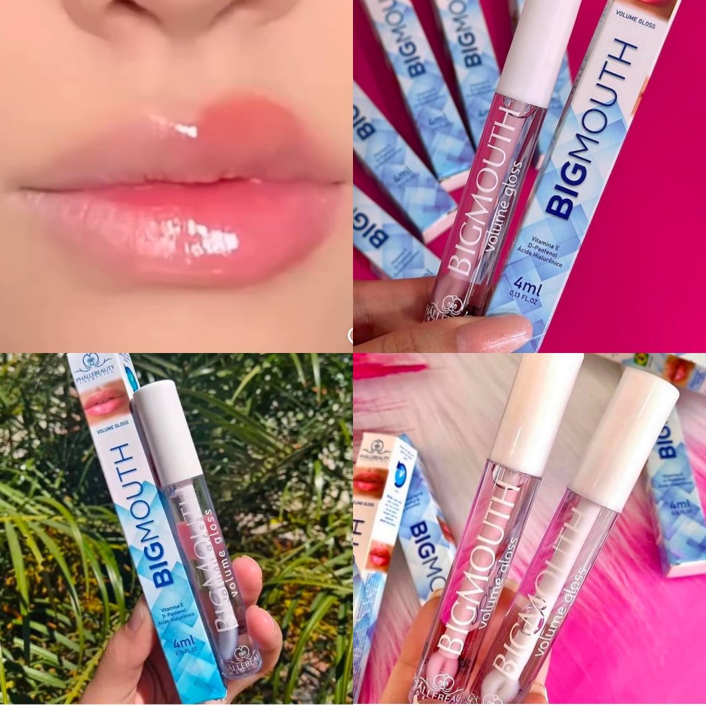 Lip Gloss Volumoso BIG MOUTH (Incolor sem brilho) - PhalleBeauty 👄🔥🌶️ - GLOS0096
