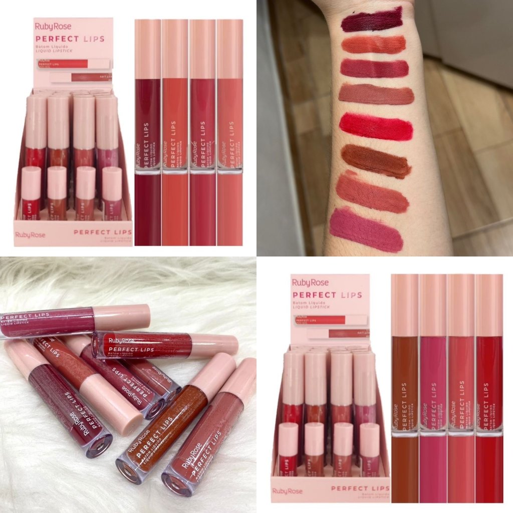 Batom líquido Perfect Lips - Ruby rose BAT0085