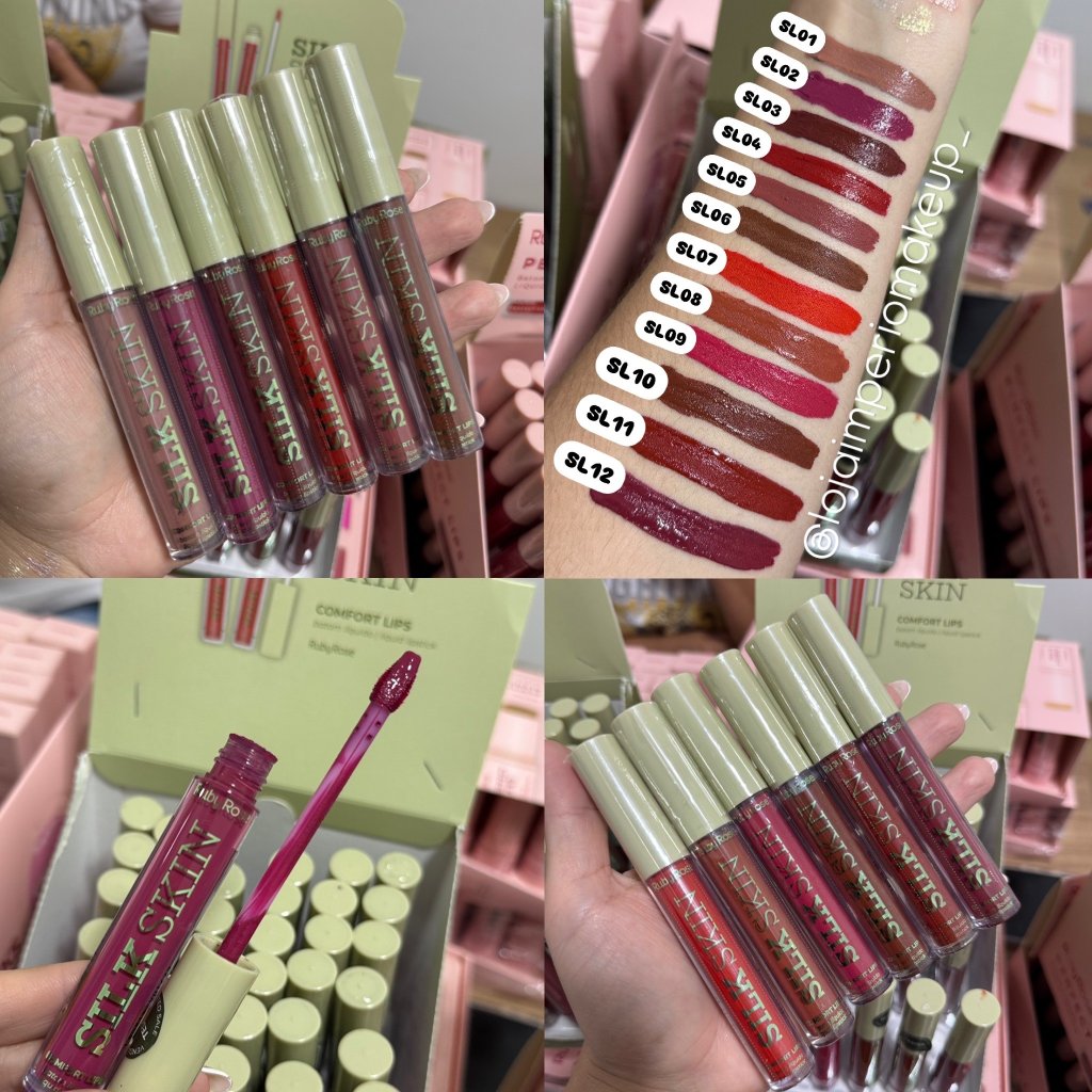 Batom Líquido Confort Lips Linha Silk Lips - Ruby Rose BAT0081