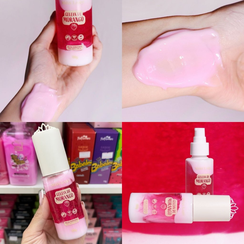 Geleia de morango para corpo e virilha - Miss Lary HID0063