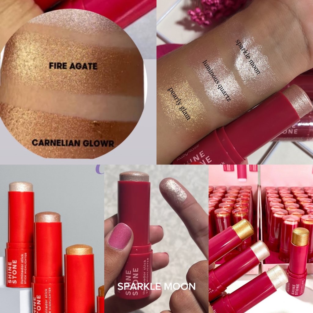 Iluminador Stick Shine Stone - Ruby Rose Lançamento ✨ ILU0058
