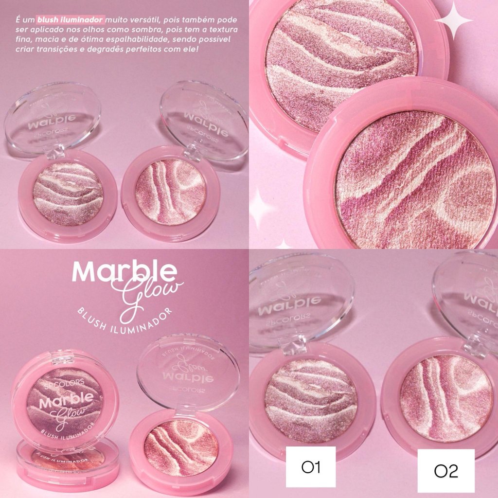 Blush iluminador Marble - SPColors BLU0051