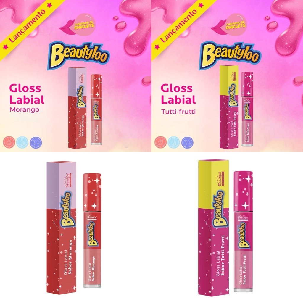 Gloss Labial BeautyLoo - Face Beautiful GLOS0172