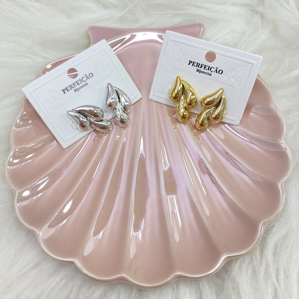 Brincos Bijoux diversos Modelo P ✨