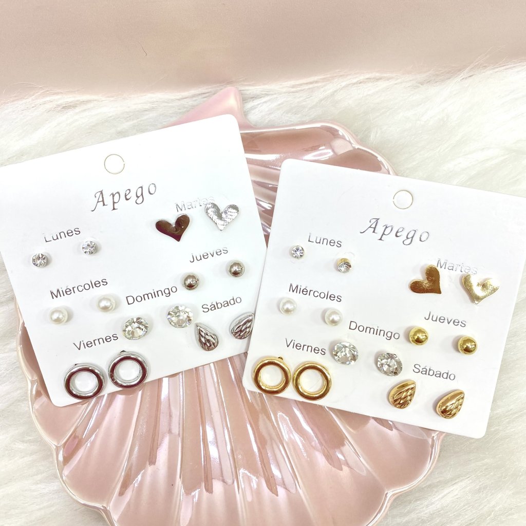 Kit de brincos bijoux Apego (modelo A) ✨