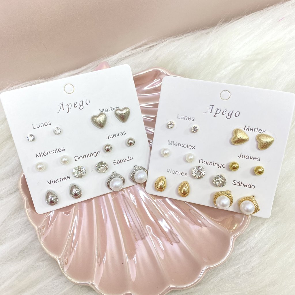 Kit de brincos bijoux Apego (modelo B) ✨