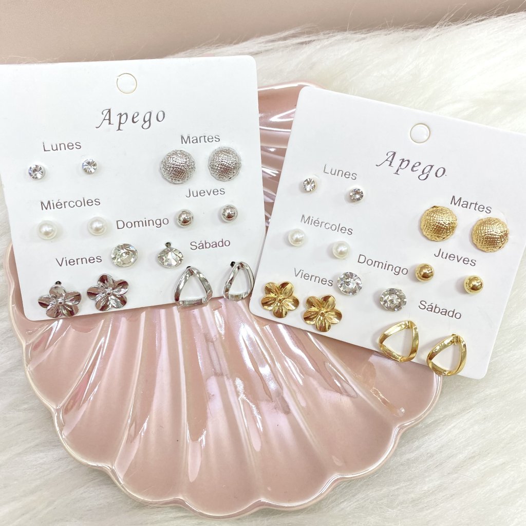 Kit de brincos bijoux Apego (modelo D) ✨