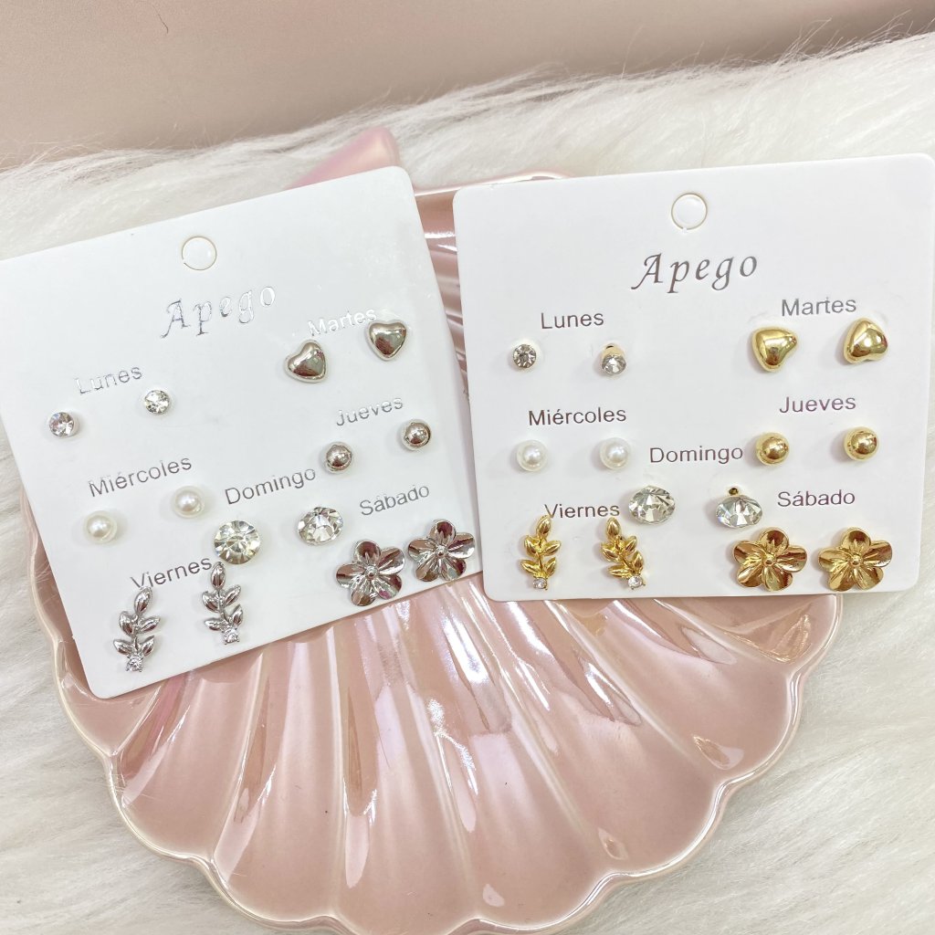 Kit de brincos bijoux Apego (modelo F) ✨