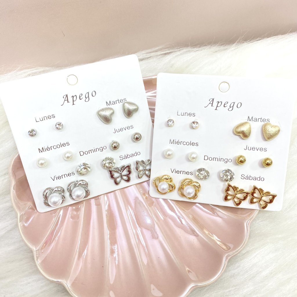 Kit de brincos bijoux Apego (modelo H) ✨
