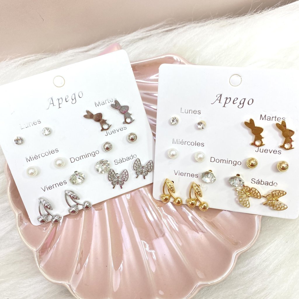 Kit de brincos bijoux Apego (modelo i ) ✨