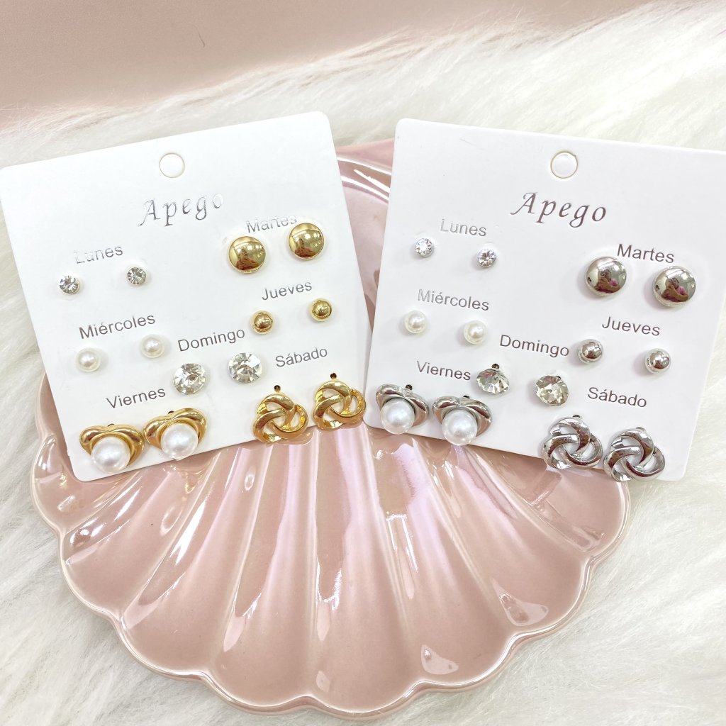 Kit de brincos bijoux Apego (modelo J) ✨