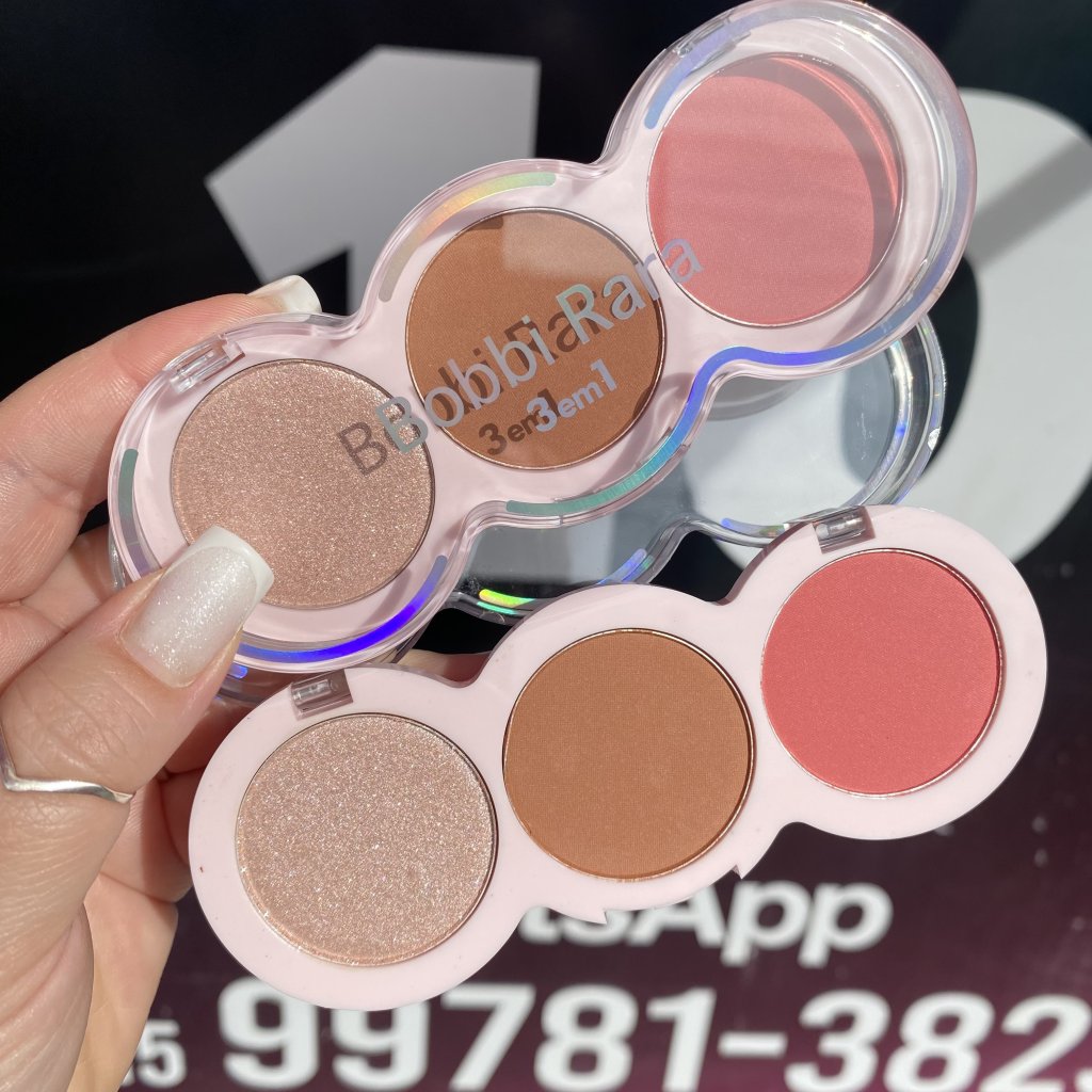 Paleta 3 em 1 (02) - Bobbi rara BLU0064
