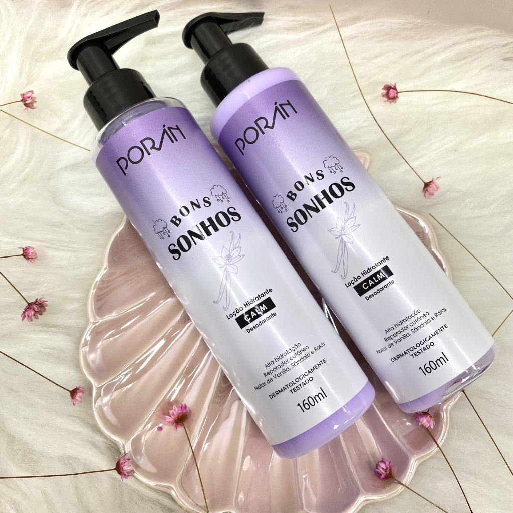 Hidratante corporal Calm Bons Sonhos - Poran HID0088