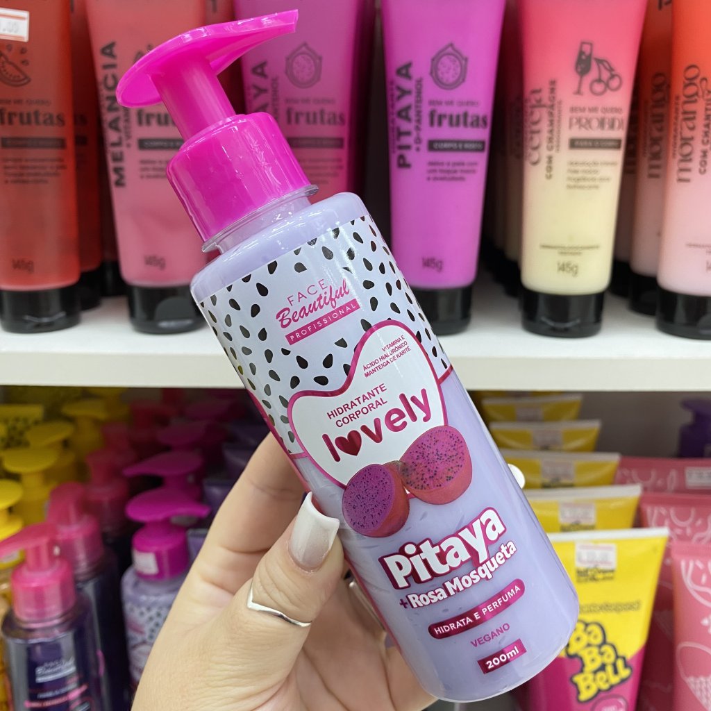 Hidratante rosto e corpo Pitaya + Rosa mosqueta - Face Beautiful HID0090