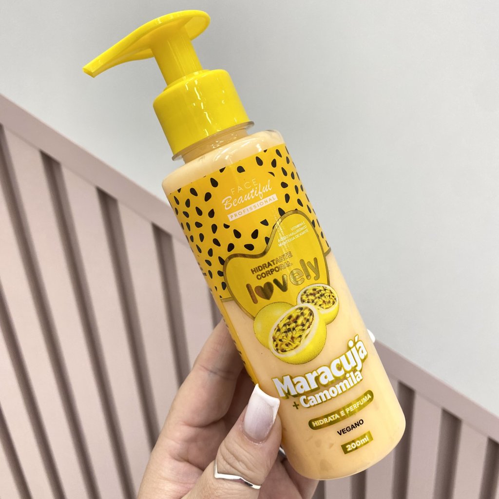 Hidratante corporal maracujá + camomila - Face Beautiful HID0092