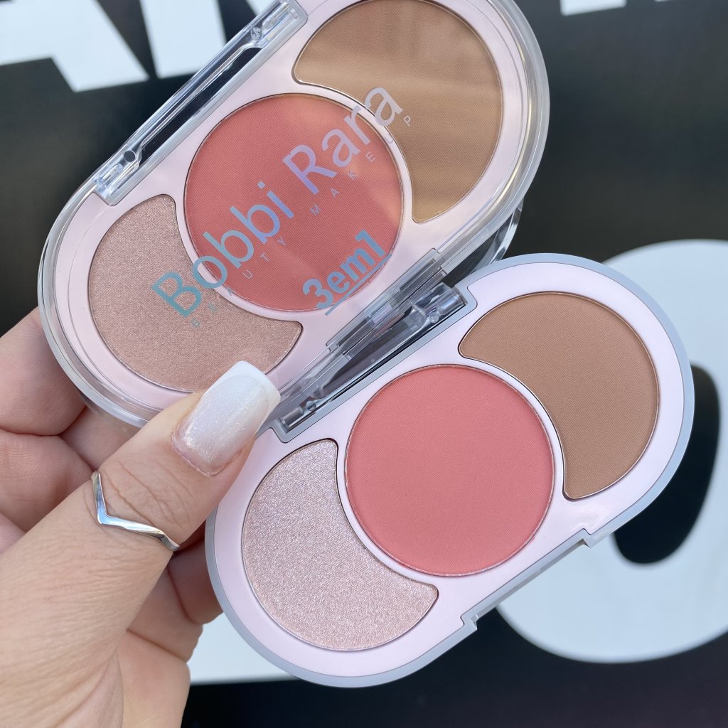 Paleta 3 em 1 (01) - Bobbi Rara  BLU0073