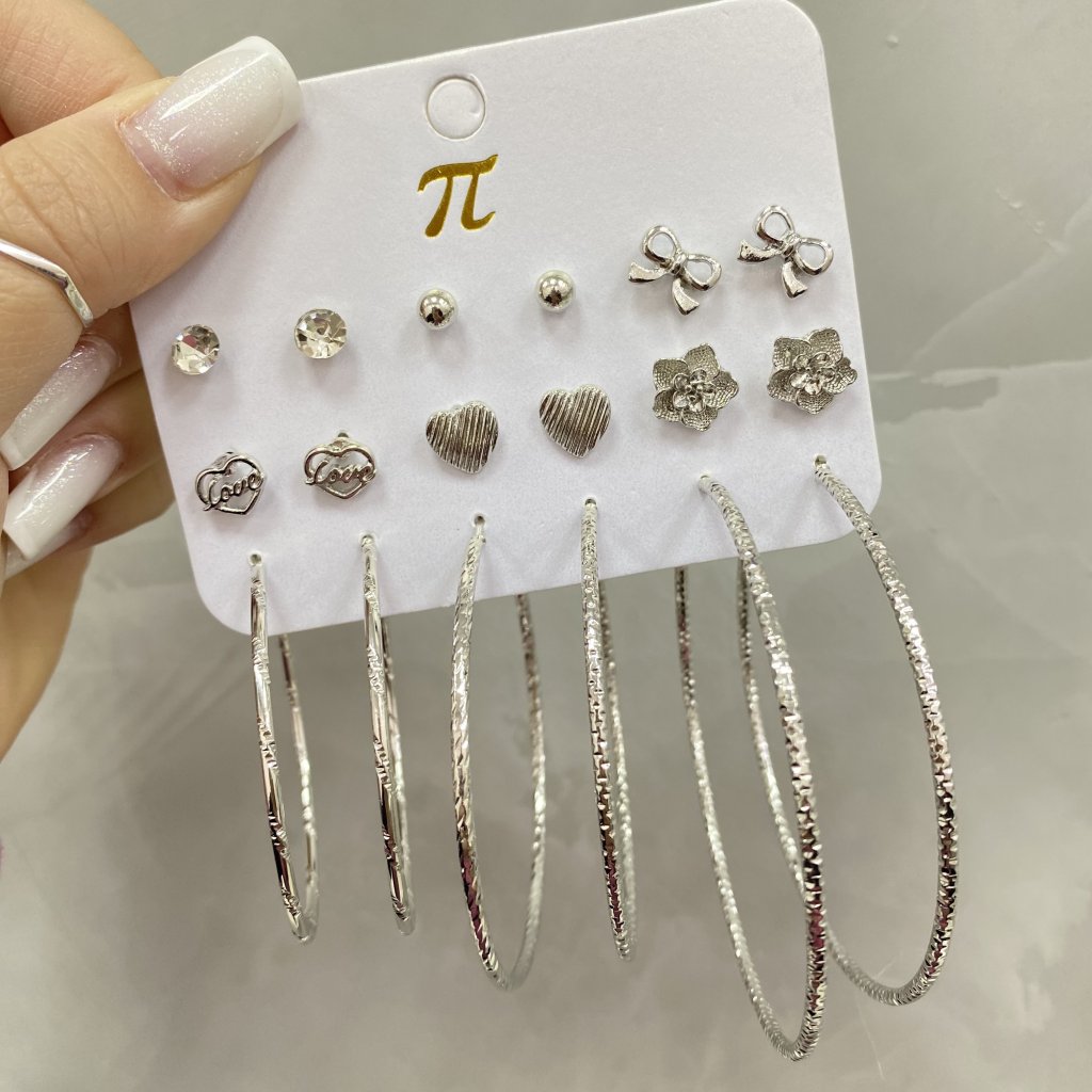 Kit brincos e argolas Bijoux (05) ✨