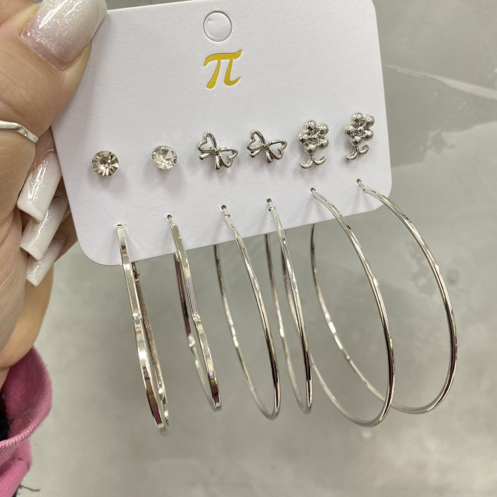 Kit brincos e argolas Bijoux (08) ✨