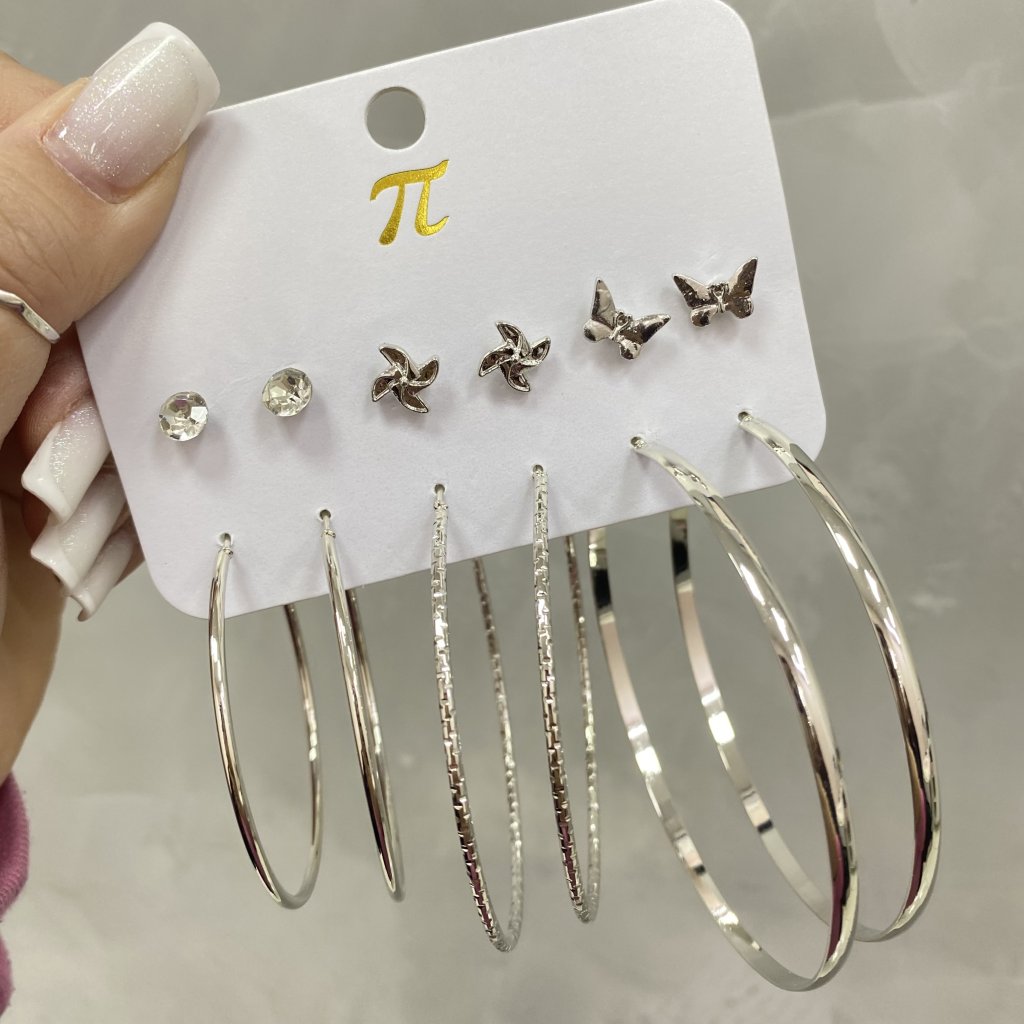 Kit brincos e argolas Bijoux (09) ✨