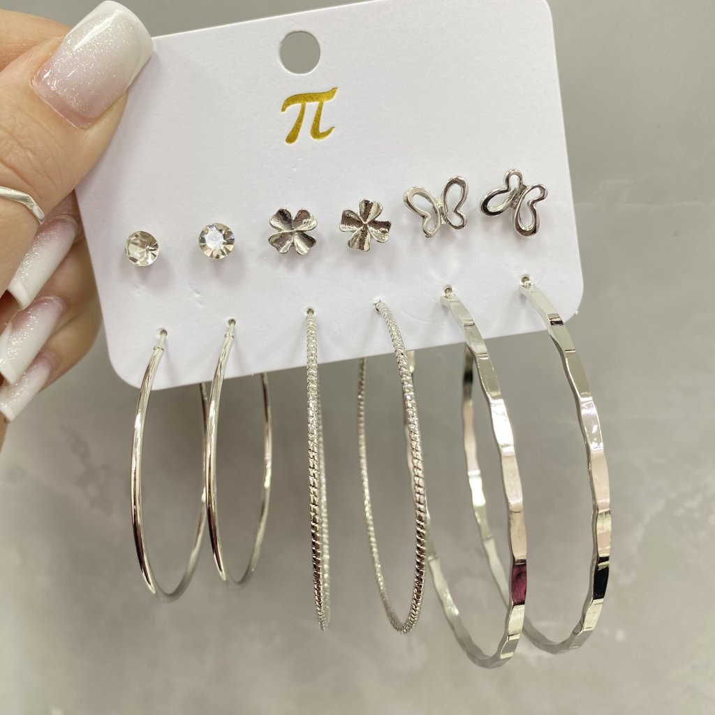 Kit brincos e argolas Bijoux (10) ✨