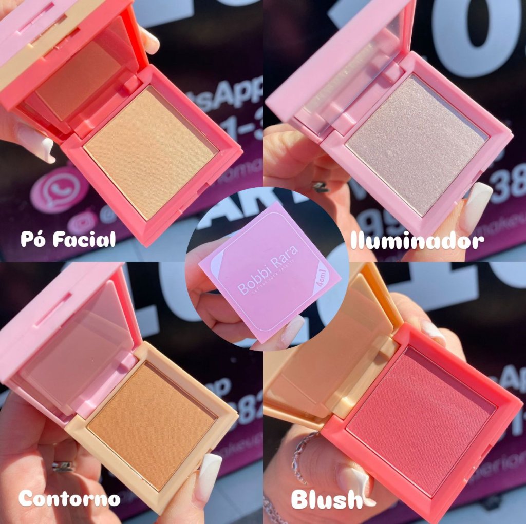 Paleta 4 em 1 Get The look (02) - Bobbi Rara BLU0076