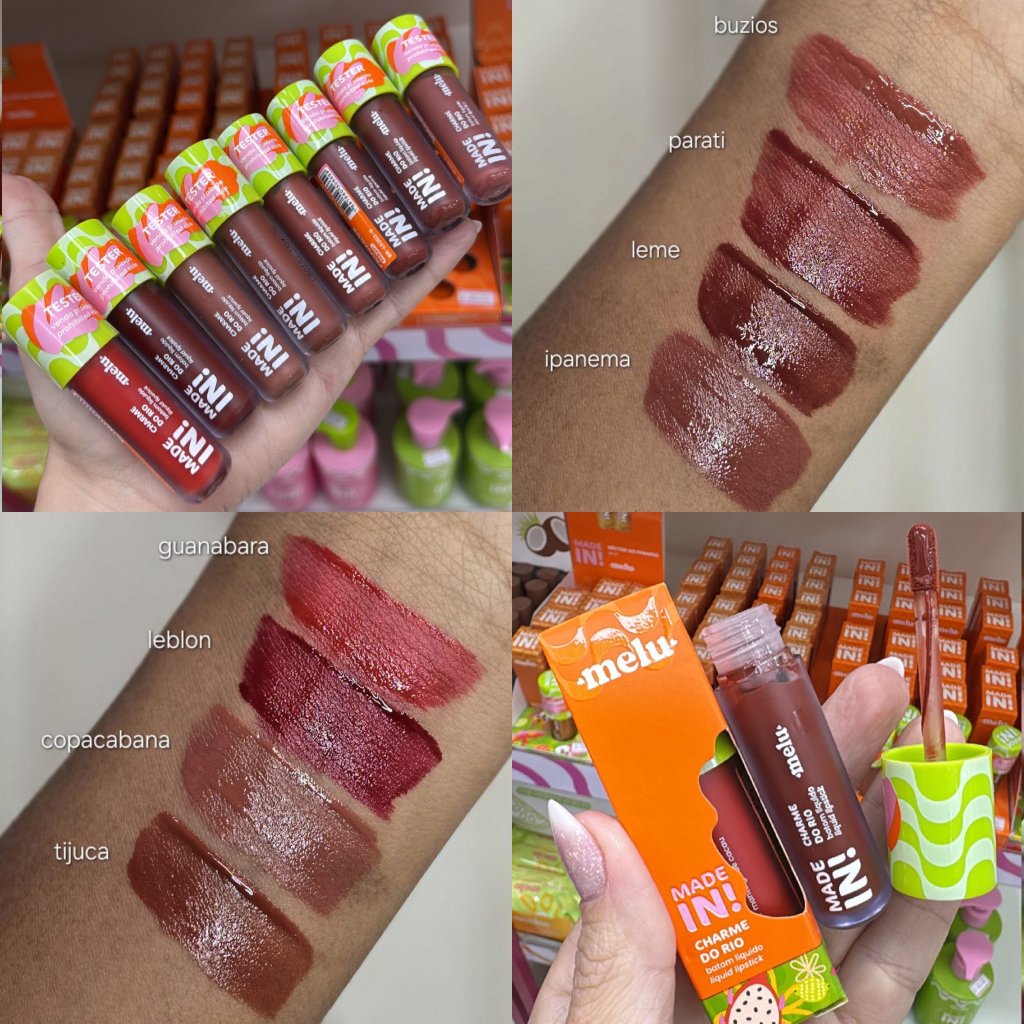 (PREMIUM) Batom Líquido Made In - Melu By Ruby Rose BAT0097