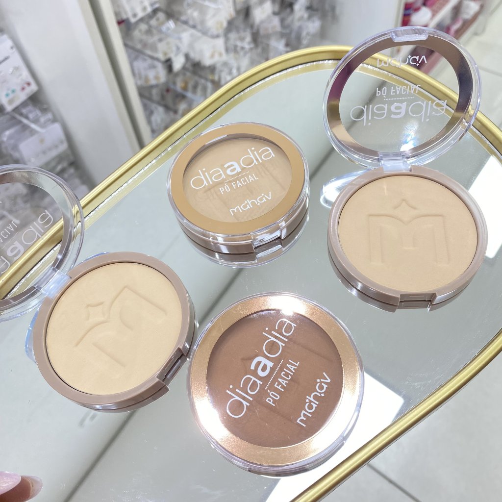 Pó Compacto Facial Dia A Dia - Mahav PC0074