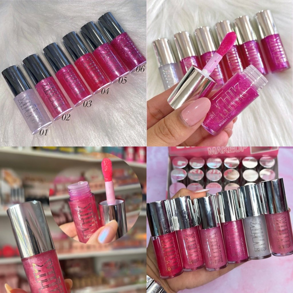 Lip Oil MILK - Miss Betty (Tampa prata) GLOS0206