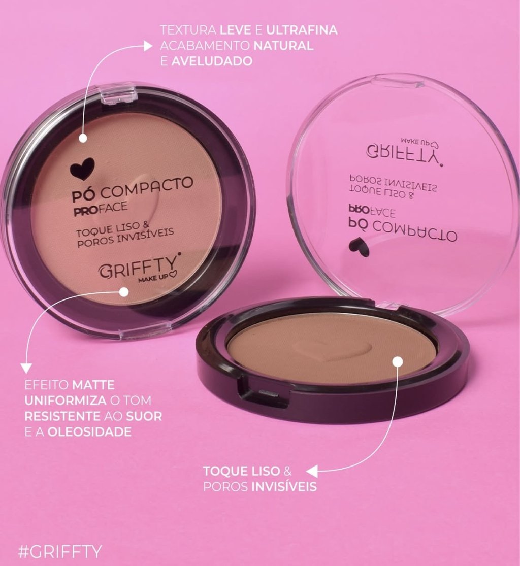 Pó Facial Compacto Próface - Griffty PC0077