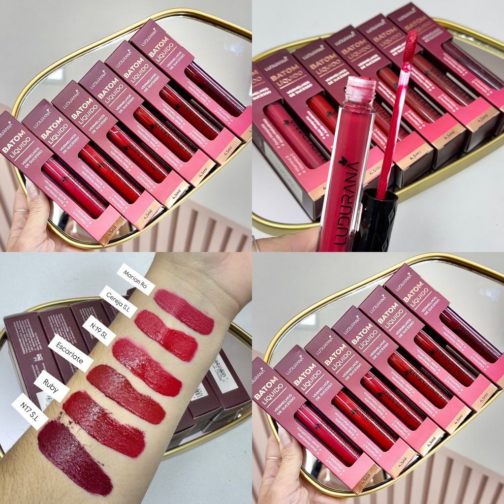 Batom Líquido • Vermelhos De Sucesso • - Ludurana BAT0100