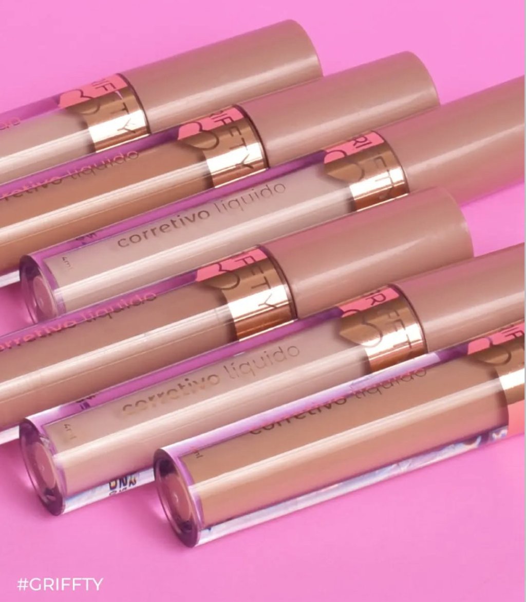 Corretivo líquido Matte alta cobertura - Griffty COR0060