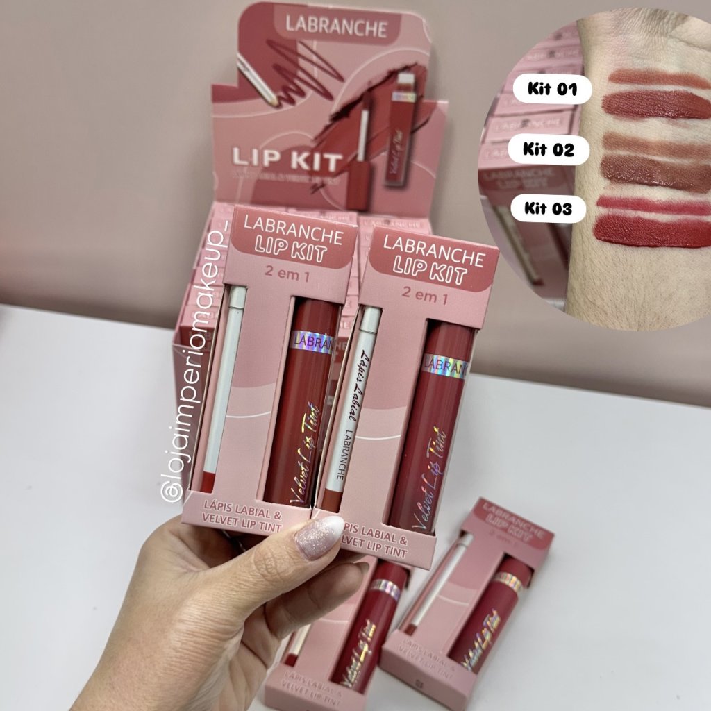 Lip Kit • Batom Líquido & Lápis Labial - Labranche BAT0102