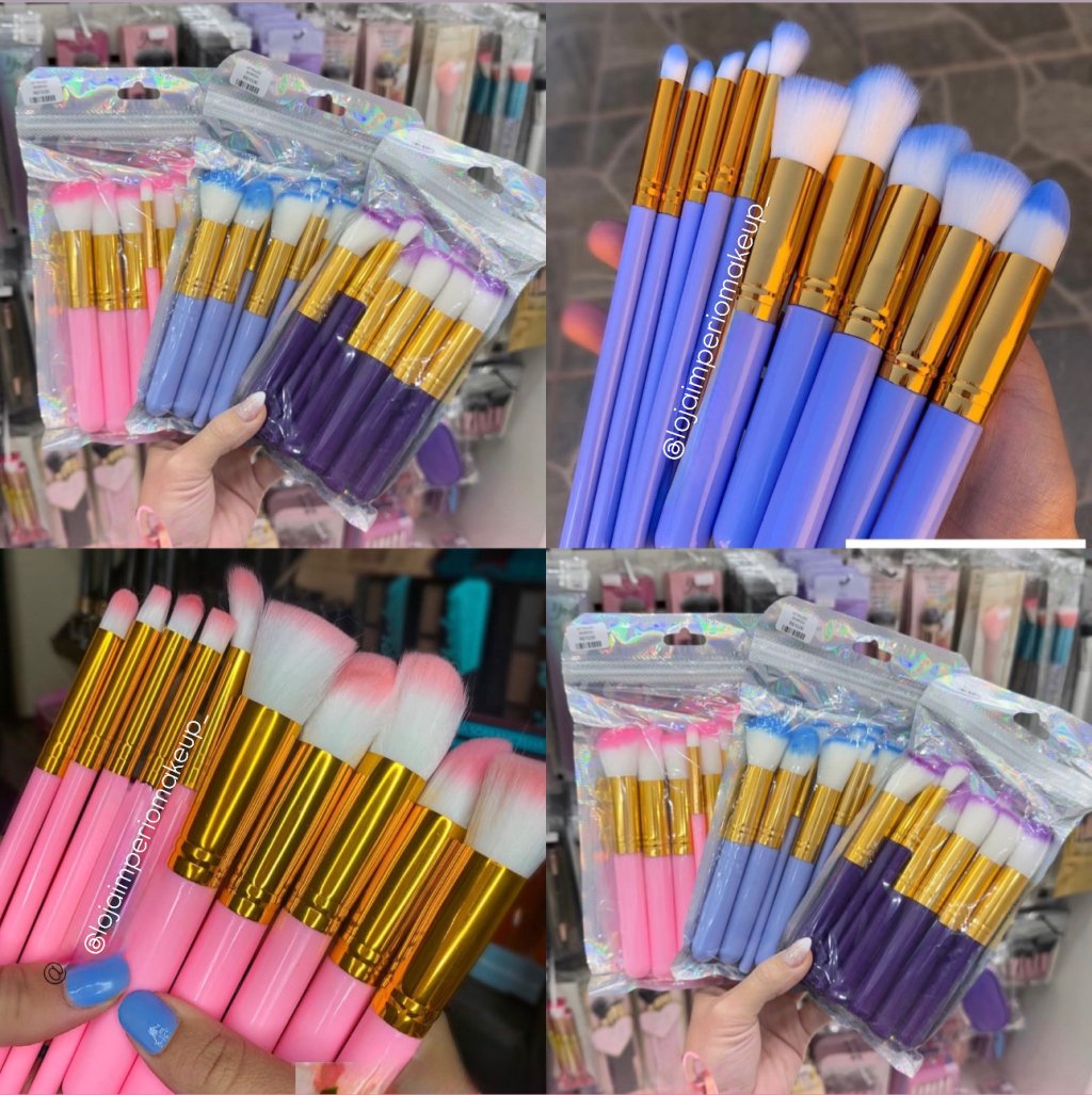 Kit de Pincéis 10 peças 💓- PIN0111