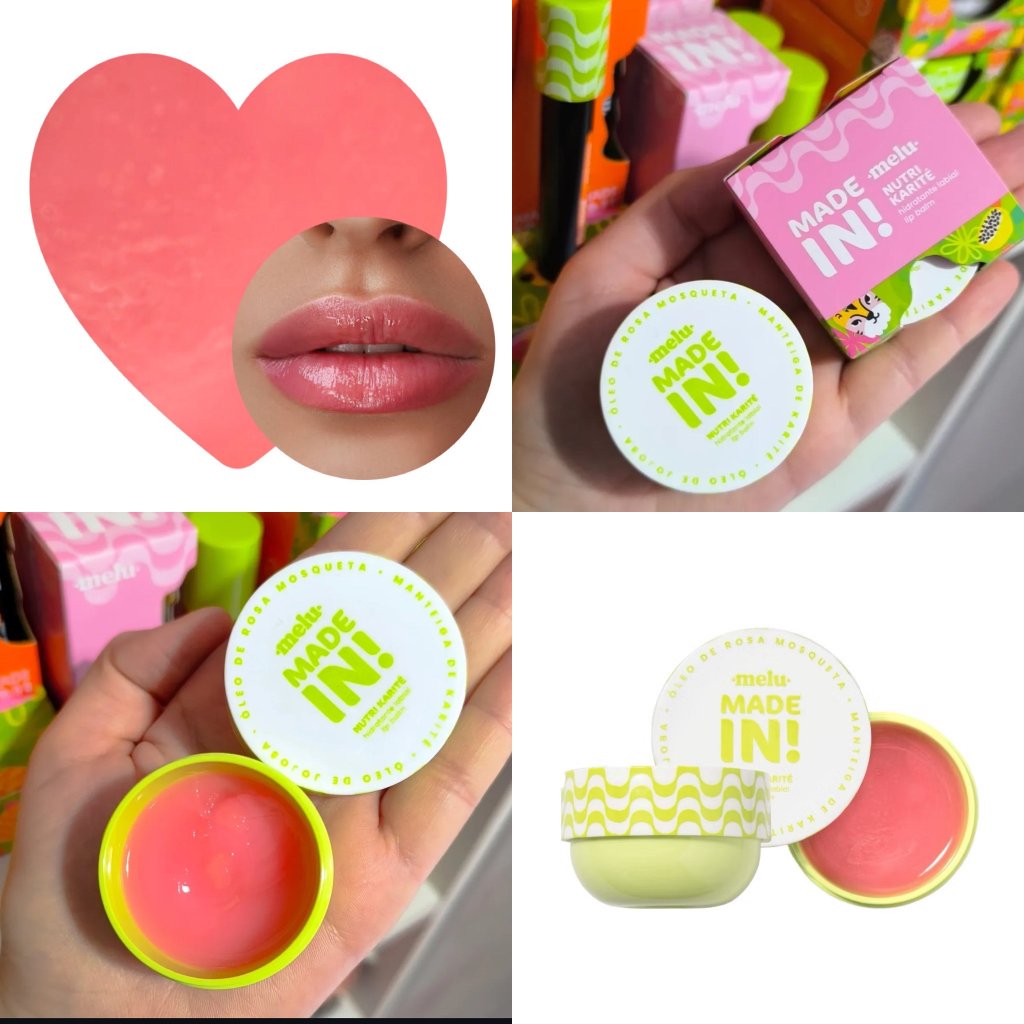 Hidratante Labial Nutri Karitê • Linha Made In • Melu By Ruby Rose HDLA0021