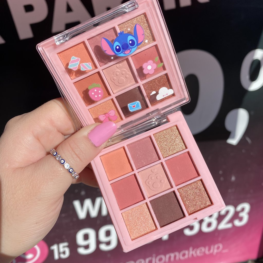 Paleta De Sombras 9 Cores Stitch (03) - Love SOM0203