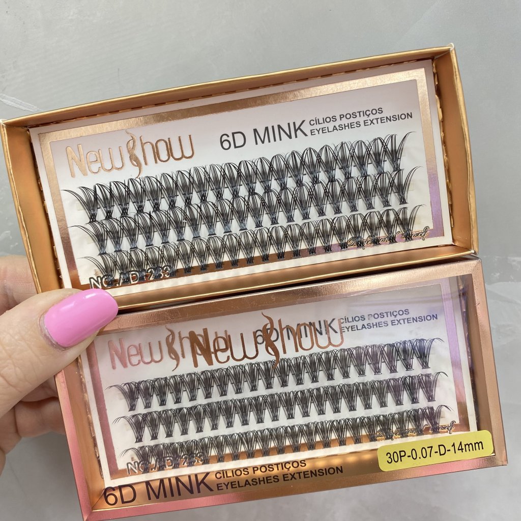 Cílios tufinho 6D Mink (30P-0.07-D-14mm) - New show CP0098