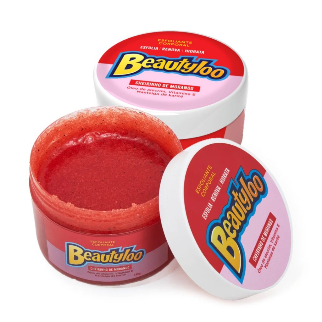 Esfoliante Cheirinho de Morango 🍓 BEAUTYLOO - Face Beautiful ESF0055