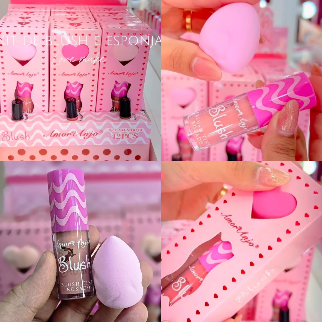 Blush Líquido & Esponja - Amor Anjo BLU0088