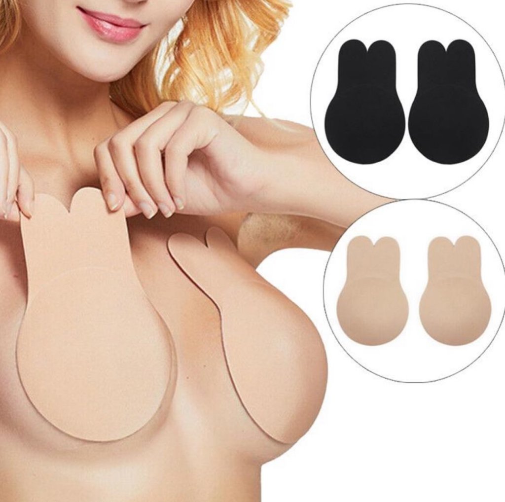 Sutiã Adesivo Levanta Peito Bege 