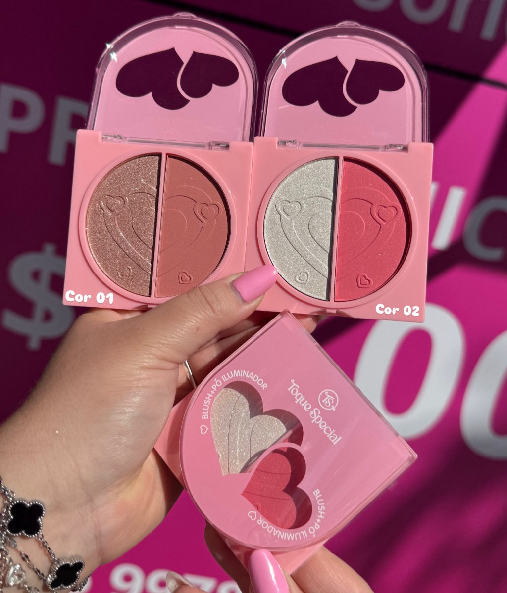 Duo Blush e Iluminador - Toque Special BLU0091