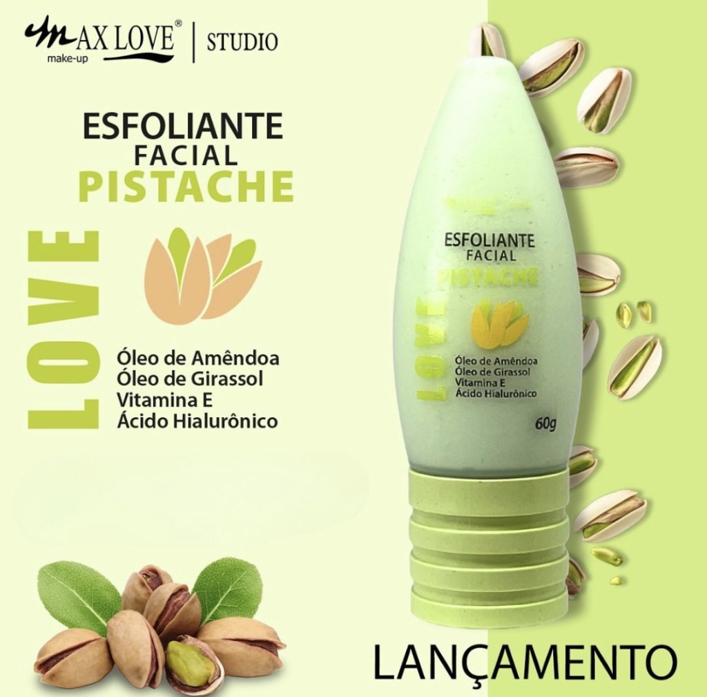Esfoliante Facial Pistache - Max Love ESF0063