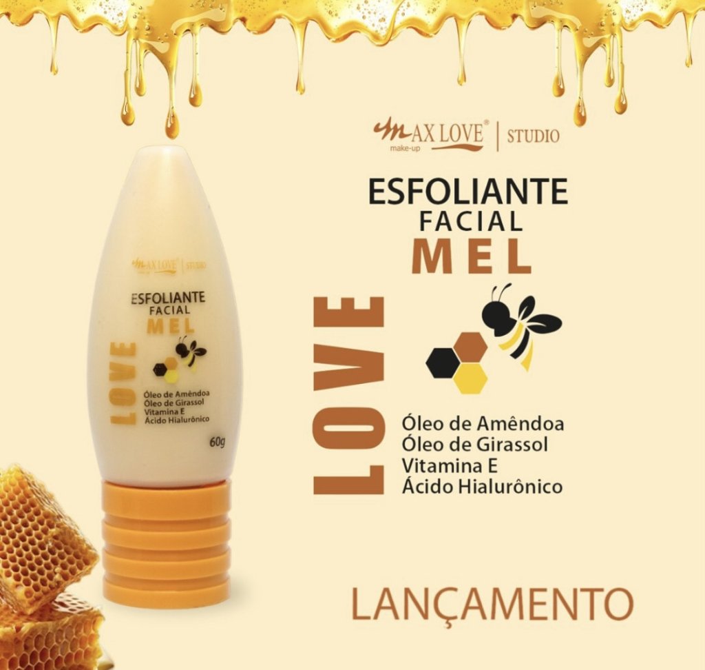 Esfoliante Facial Mel 🍯 - Max Love ESF0064