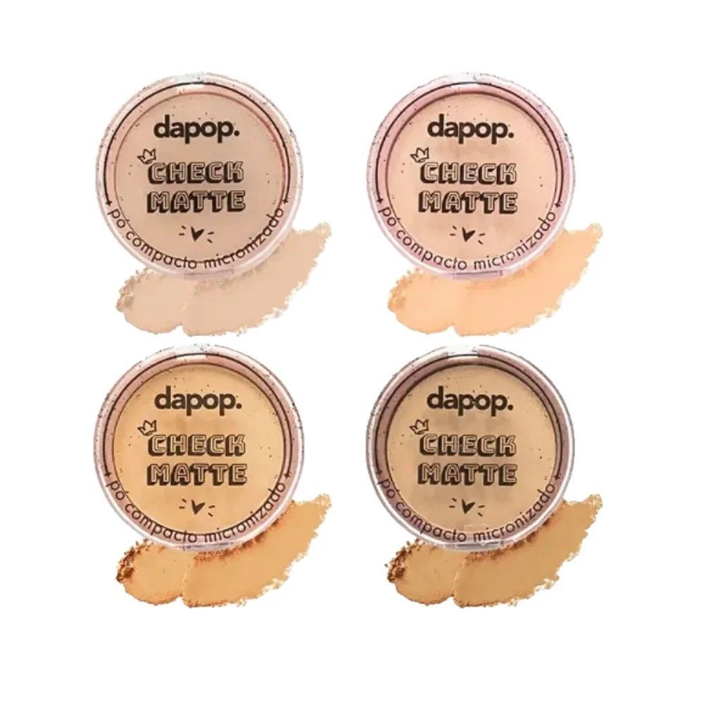 Pó Compacto Facial Multi Matte - Dapop PC0087