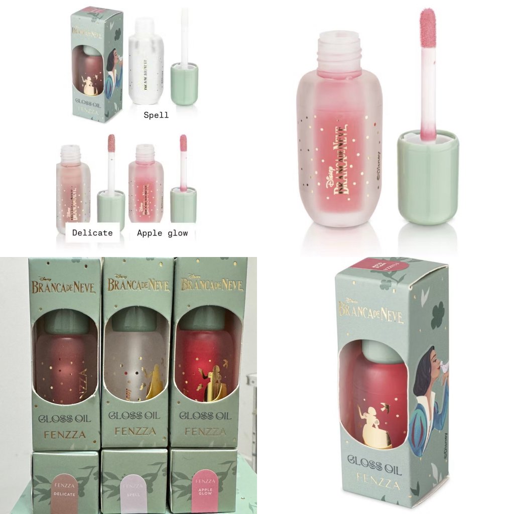 (PREMIUM) Lip Oil Linha Branca De Neve - Fenzza GLOS0235