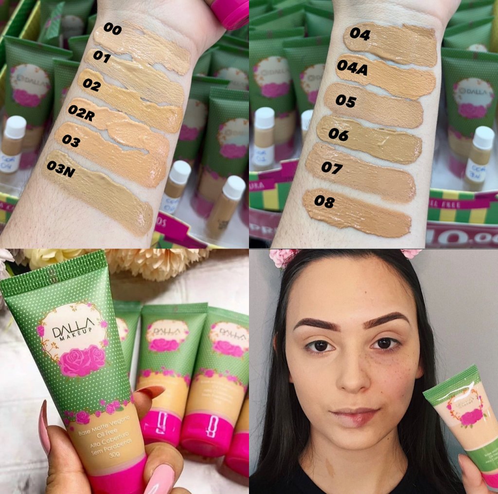 Base Líquida Matte Alta Cobertura - Dalla Makeup BS0084