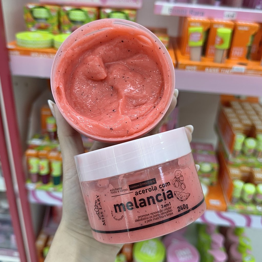 Esfoliante Rosto E Corpo Melancia - Miss Lary ESF0066