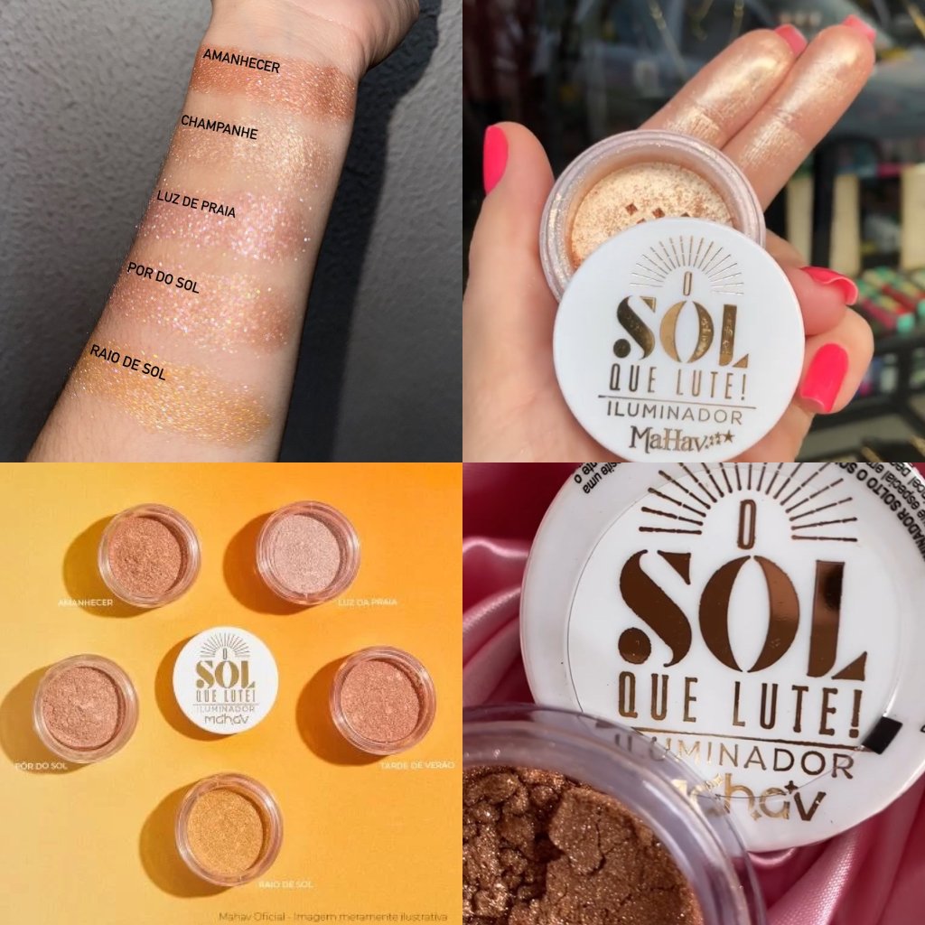 Iluminador O Sol Que Lute - Mahav ILU0070