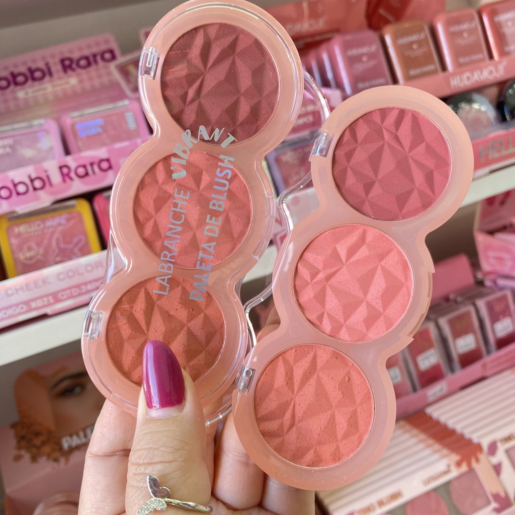 Trio de blush Vibrant (01) - Labranche  BLU0104
